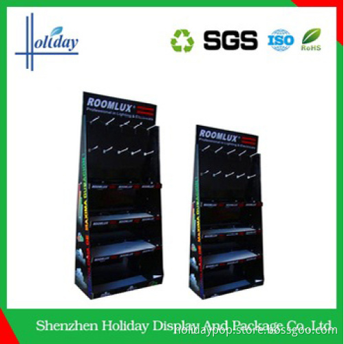 Top Quality Custom Makeup Mac Cosmetic Display Stand ,Professional Makeup Display Stand,Floor Standing Cardboard Display